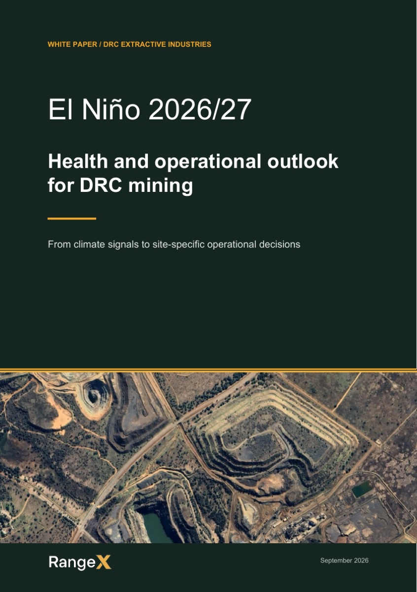 Cover of El Niño 2026/27: Health and operational outlook for DRC mining